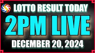 Lotto Result Today Draw Live December 20 2025 2pm Ez2 Swertres Pcso [upl. by Ann-Marie]