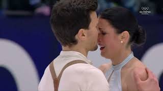 2022 Europeans Charlene GUIGNARD  Marco FABBRI ITA Free Dance 15012022 Olympic Channel [upl. by Aieka]