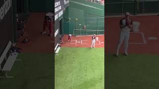 Nationals LHP Mitchell Parker warms up before Sundays game shorts [upl. by Diandra918]