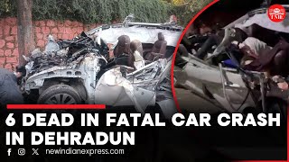 6 students killed 1 critically injured in fatal car crash in Dehradun [upl. by Euqinimod910]