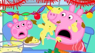 A Messy Christmas Dinner With Baby Alexander 🍽  Peppa Pig Tales [upl. by Garda19]