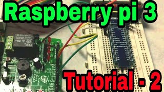 Raspberry Pi 3  Tutorial  2  LED and Pushbutton [upl. by Eelnyl]