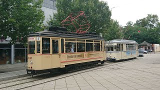 Naumburg Straßenbahn Töpfermarkt 30082020 [upl. by Rimhsak]