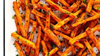 The BEST Baked Sweet Potato Fries [upl. by Tippets618]