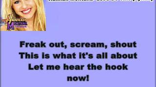 Hannah Montana Lets Do This Lyrics HQ [upl. by Roanna]