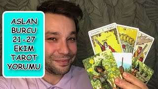 ASLAN BURCU HAFTALIK TAROT YORUMU 21  27 EKIM♌ [upl. by Zetnahs]