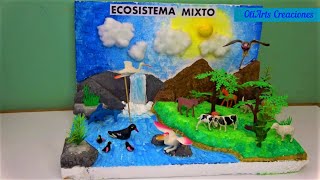 Como hacer un ECOSISTEMA MIXTO paso a paso  mixed ecosystem [upl. by Avonasac]