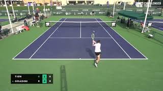 Learner Tien Hot 38 Shots Exchanges in INDIAN WELLS 2024 [upl. by Hermon]