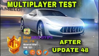 STILL GOOD   Asphalt 8 Maserati Alfieri Multiplayer Test After Update 48 [upl. by Arrol]