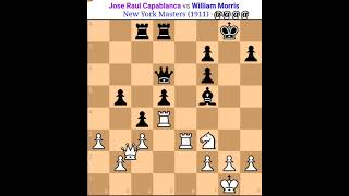 Capablanca vs William Morris capablanca chess game best of capablanca capablanca [upl. by Arodasi578]