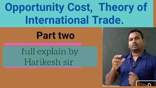 Haberlers Opportunity Cost Theory  part twoOf International Trade mec 007 ignou upscugc net [upl. by Georgina803]