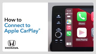 How To Connect Your iPhone To Apple CarPlay in Your Honda [upl. by Hayse190]