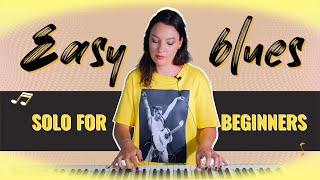 Easy blues solo for beginners How to play blues [upl. by Darleen]