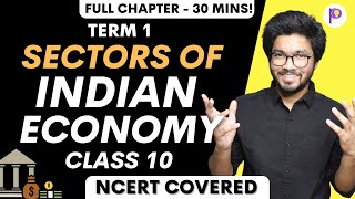 Sectors of Indian Economy Class 10 CBSE Economics Social Science in One Shot  Term 1 Crash Course [upl. by Awahsoj406]