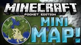 Mcpe Minimap Mod Download [upl. by Yrevi]