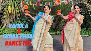 Bengali Dance Mix Komola x Genda Phool  Dancerianss Bangla Inspired Choreography [upl. by Coletta297]