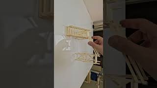 Working time building stair  tiny tower house woodworking tinybuild mini [upl. by Ellives921]