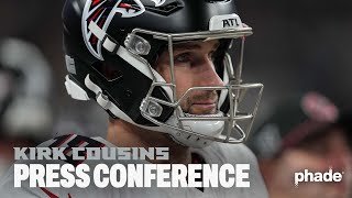 Kirk Cousins reflects on Atlanta Falcons vs Las Vegas Raiders  Press Conference [upl. by Aubigny931]