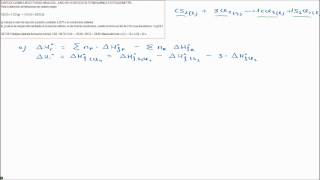 Química selectividad Andalucía Junio 2014 5A Termoquímica y estequiometría [upl. by Anrol]