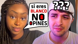 La Clasista TikToker me Respondió Si soy Blanco no puedo opinar xdd según ella [upl. by Jopa87]