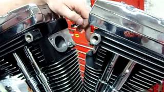 Part 11 How to install an intake manifold on Harley Davidson EVO SampS Jims Revtech [upl. by Decato]