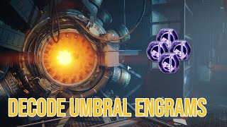 How to Decode Umbral Engrams in Destiny 2 [upl. by Llehcram479]