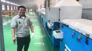 Rubber extrusion microwave vulcanization production line testing in customer’s company [upl. by Claudetta]