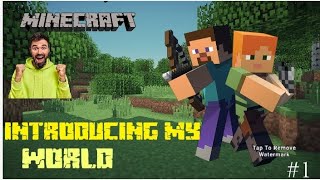 Introducing My World🍷👋🏻🍷 Minecraft 1wasif siddiquiBeta version [upl. by Singer]