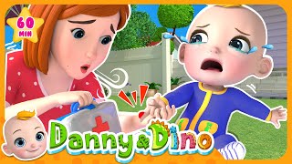 Boo Boo Song  Danny Is Hurt  Nursery Rhymes for Kids  Danny amp Dino [upl. by Lucho697]