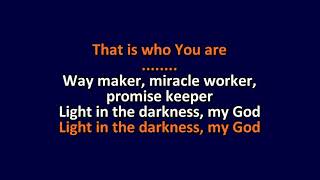 Leeland  Way Maker  Karaoke Instrumental Lyrics  ObsKure [upl. by Sandstrom462]