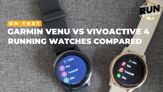 Garmin Venu vs Vivoactive 4 Running watches compared [upl. by Nyrraf762]