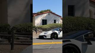 Supercars Leaving Car Show  Lamborghini Huracan Performante [upl. by Nellac]