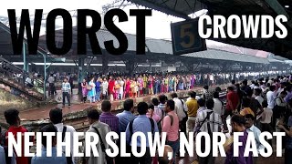 Dombivli Railway Station 13 Sept 2017 Overcrowded Slow amp Fast [upl. by Seraphina]