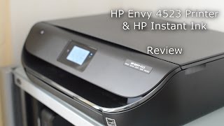 HP Envy 4523 Printer amp HP Instant Ink Review [upl. by Lubeck]