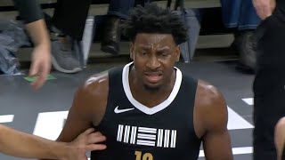 Jaren Jackson Jr Gets Double Technical amp Is Ejected After Reaction to a NoCall [upl. by Jamil925]