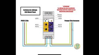 comment brancher water timer avec pompe electrovane [upl. by Mello850]