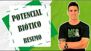 Potencial biótico e curva de crescimento  resumo professor Gustavo Schmidt [upl. by Eerol184]