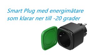 Unboxing Deltaco SHOP01 Smart plug med energi mätare för utomhusbruk från Webhasllen [upl. by Araj]