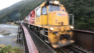 TranzAlpine train Greymouth to Chch [upl. by Sihon362]