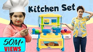 Kids PRETEND Play Cooking KITCHEN Set  ToyStars [upl. by Ardehs259]