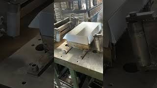 AlZn Alloy Coated Steel Sheet Punching And Forming A Tray Tips Tools Machine Easy Easyway Easywork [upl. by Ingvar]