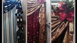 Como arreglar las cortinas de baño para que se vean fabulosas en navidad y en toda ocasión [upl. by Hephzibah78]