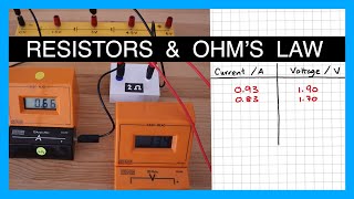 Resistors Obey Ohms Law Experiment  GCSE Physics Required Practical [upl. by Mickie]