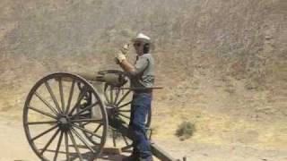 Gatling Gun Demonstration [upl. by Atalaya]