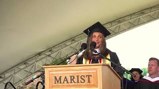 Marist College 78th Commencement  2024 Undergraduate Ceremony Valedictory Address  Emma J Spiro [upl. by Akiehsal553]