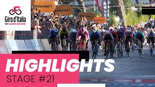 Giro dItalia 2024  Stage 21 Highlights [upl. by Ak943]