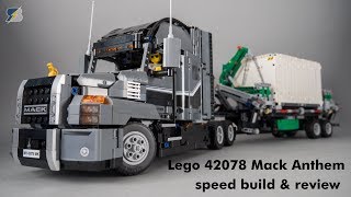 Lego Technic 42078 Mack Anthem unboxing review amp speed build [upl. by Gnart334]