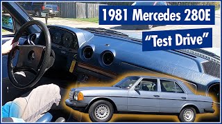 1981 Mercedes 280E  GAS NOT DIESEL  Test Drive  Tobin Motor Works [upl. by Artaed102]