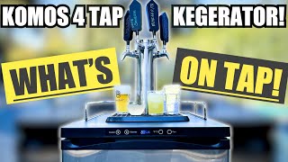 Why YOU NEED a KOMOS Kegerator at YOUR NEXT PARTY  KOMOS 4 Tap Kegerator  MoreBeer [upl. by Kleinstein]