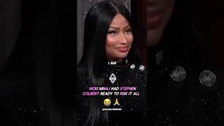 Nicki Minaj HAD Stephen Colbert READY to RISK IT ALL 😭🙏 [upl. by Korella25]